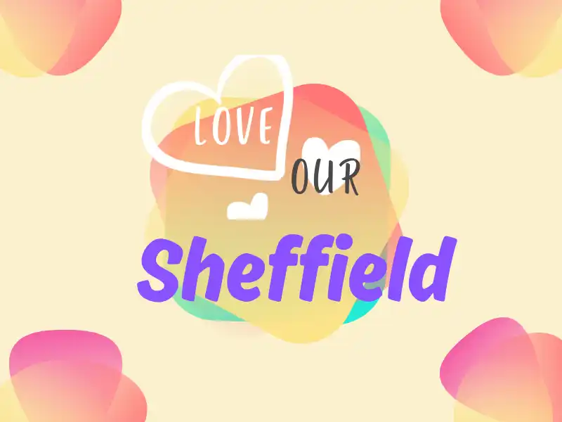 graphic of love our Sheffield